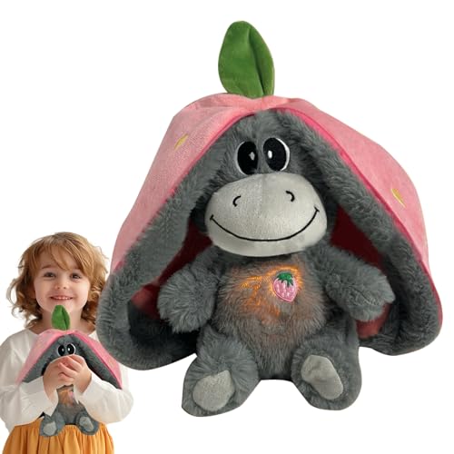 Esel Mit Beruhigender | Atmendes Stofftier | Schlafendes Plüschtier | Schlummer Esel Kuscheltier | Mit Musiklichtern | Plüsch-Eselpuppen Für Schlafende Kinder 30 cm Esel Mit Beruhigender | Atmendes Stofftier | Schlafendes Plüschtier | Schlummer Esel Kuscheltier | Mit Musiklichtern | Plüsch-Eselpuppen Für Schlafende Kinder 30 cm von Biniveil