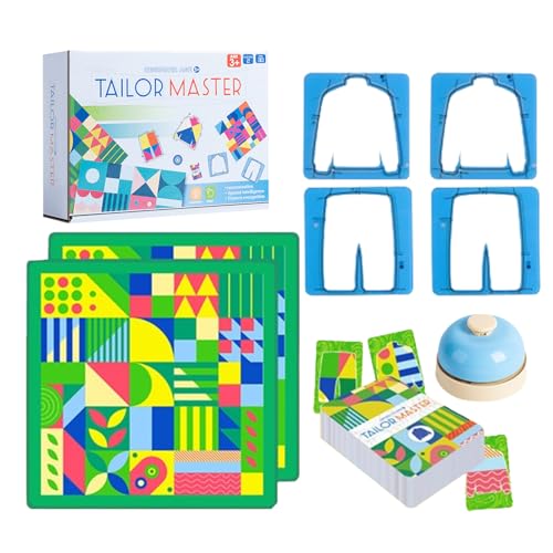 Tailor Master Kinderpuzzle | Tailor Master Matching-Spiel | Fabric Tailor Master-Spiel | Denk- Und Konzentrationstraining | Lernspielzeug Zum Sortieren Und Zuordnen | Spielzeug Für Kinder von Biniveil
