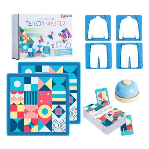 Tailor Master Kinderpuzzle | Tailor Master Matching-Spiel | Fabric Tailor Master-Spiel | Denk- Und Konzentrationstraining | Lernspielzeug Zum Sortieren Und Zuordnen | Spielzeug Für Kinder von Biniveil