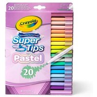 CRAYOLA - 20 Filzstifte Supertips Pastell von Binney & Smith (Europe) Limited Soc