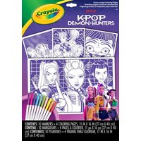 CRAYOLA K-Pop Demon Hunters, Große Samtausmalbilder, Malset von Binney & Smith (Europe) Limited Soc