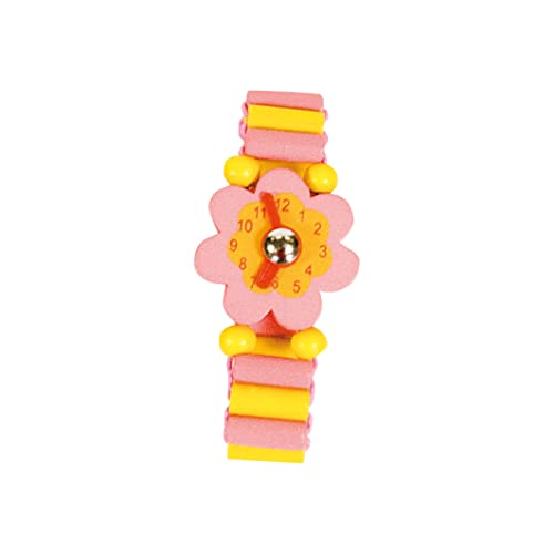 BINO 9987119 - Holzuhr, rosa von Bino world of toys
