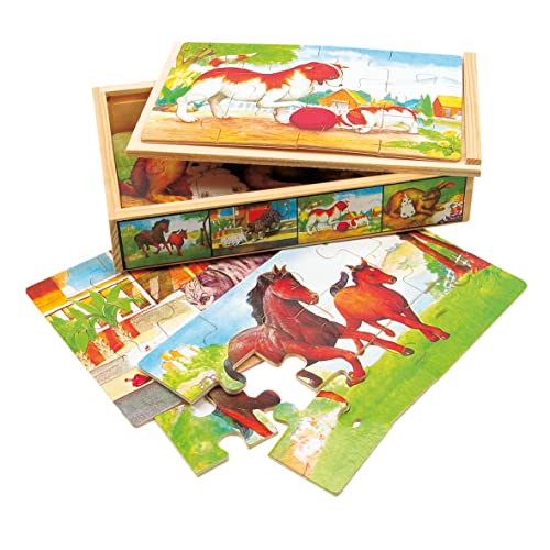 Bino world of toys 88015 Animals holzpuzzle von Bino world of toys