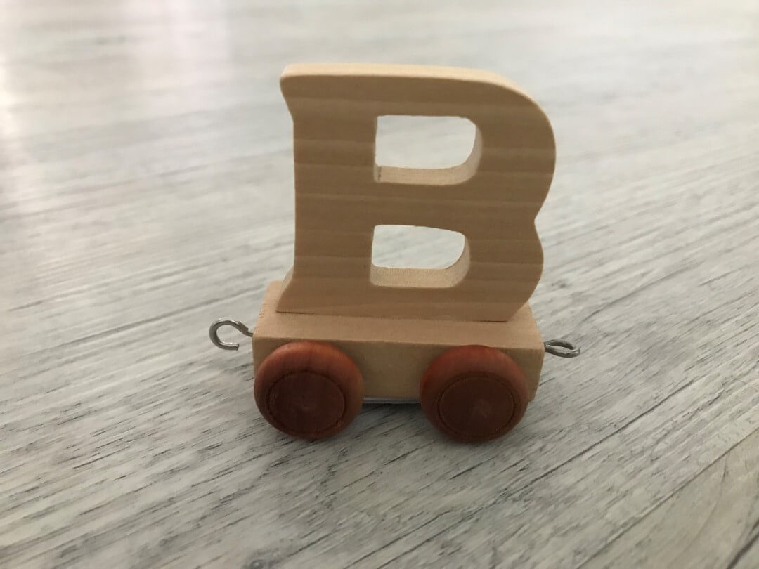 Bino Buchstaben Geburtstagszug - Anhänger B Bino Buchstaben Geburtstagszug - Anhänger B von Bino