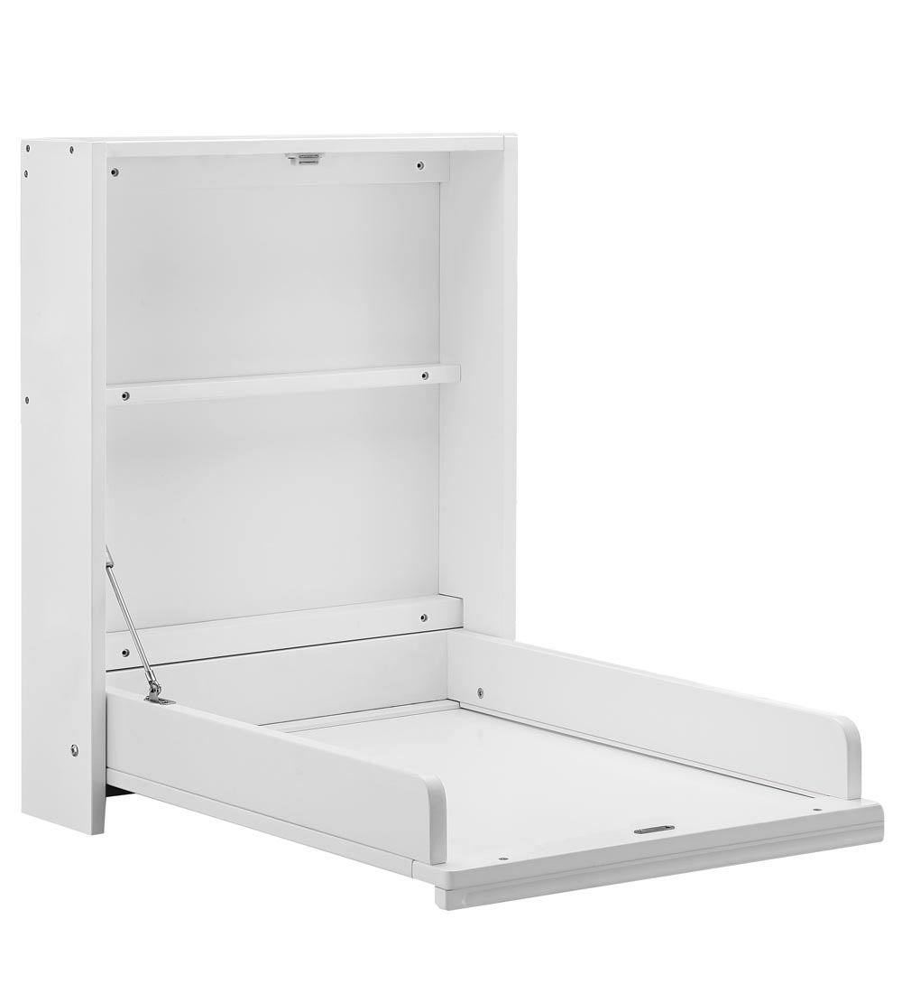 Bino Wickeltisch - Wandmontage - Holz - 76x58 cm - Weiß - Bino - One Size - Wickeltisch von Bino