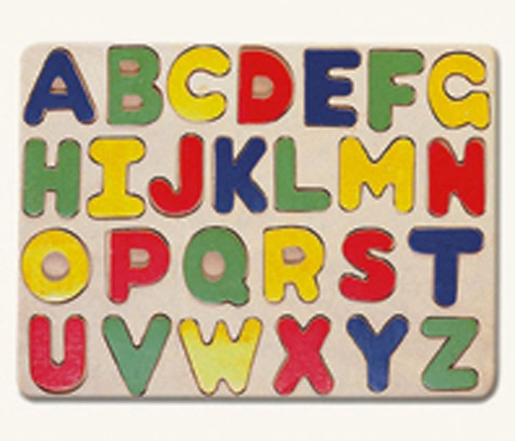 Buchstaben Holzpuzzle ABC von Bino