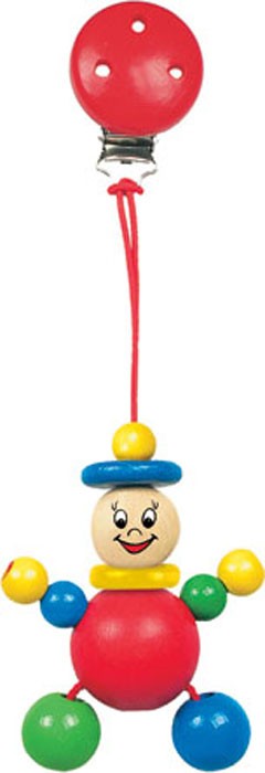 Clipfigur Tropi aus Holz bunt Clipfigur Tropi aus Holz bunt von Bino