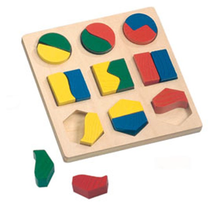 Geometrisches Formenspiel, Abaco, 19-teilig von Bino