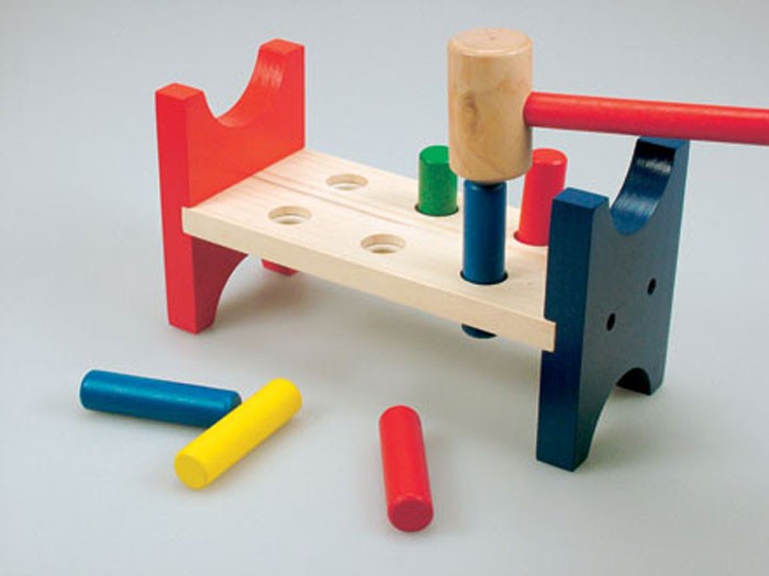 Klopfbank;Toc Toc, bunt Klopfbank;Toc Toc, bunt von Bino