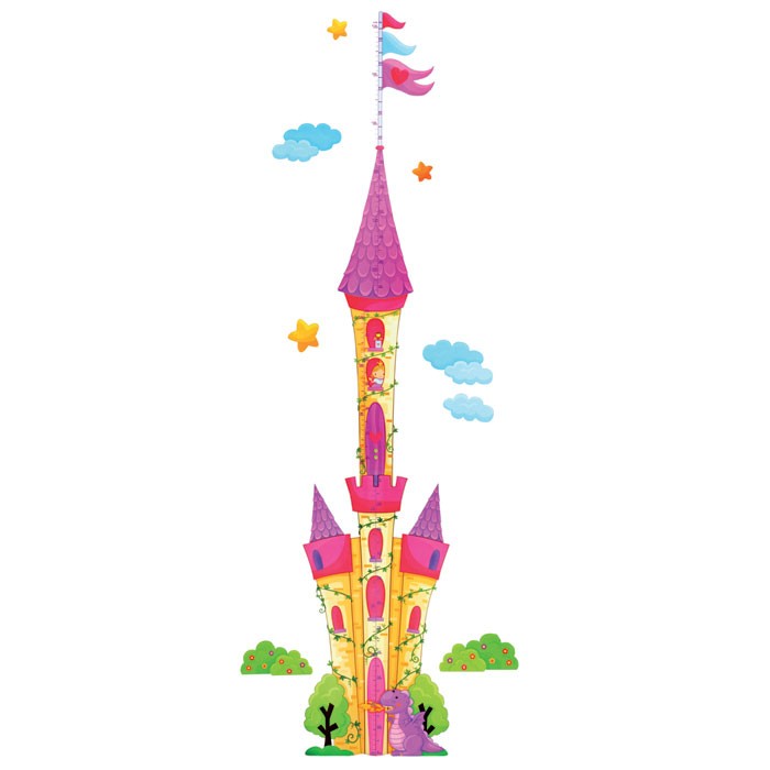 Messlatte Sticker Schloss Messlatte Sticker Schloss von Bino