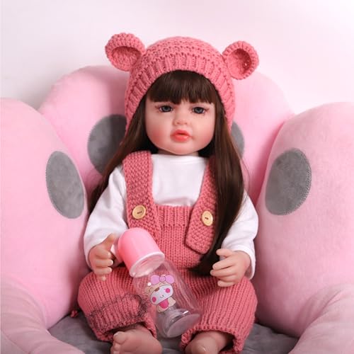 Binxing Yts Reborn Baby 48cm Weich Silikon Vinyl Reborn Puppen Lebensecht Neugeboren Magnetisch Mund Naturgetreue Spielzeug Handgemachtes 18 Zoll Reborn Babys Weihnachten Geburtstag Geschenk Binxing Yts Reborn Baby 48cm Weich Silikon Vinyl Reborn Puppen Lebensecht Neugeboren Magnetisch Mund Naturgetreue Spielzeug Handgemachtes 18 Zoll Reborn Babys Weihnachten Geburtstag Geschenk von Binxing Yts