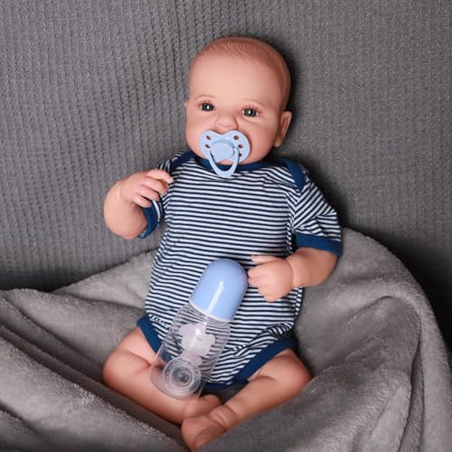 Binxing Yts Reborn Puppe 35cm Touch Soft Silikon Vinyl Lebensecht Reborn Baby 13 Zoll Lebensecht Neugeboren Naturgetreue Spielzeug Handgemachtes Reborn Babys von Binxing Yts