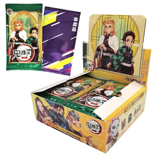 Kisten-Booster-Pack，Shinybox, Demon Slayer Blade, Sammelkarten & Zubehör,Kisten-Boosterpaket， Demon Slayer: Blade Collection Card, 36 Packungen pro Box / 5 Karten pro Packung von BioNyt