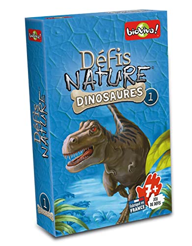 BIOVIVA - Défis Nature – Dinosaurier – Gesellschaftsspiel ab 7 Jahren – 280105 von Bioviva