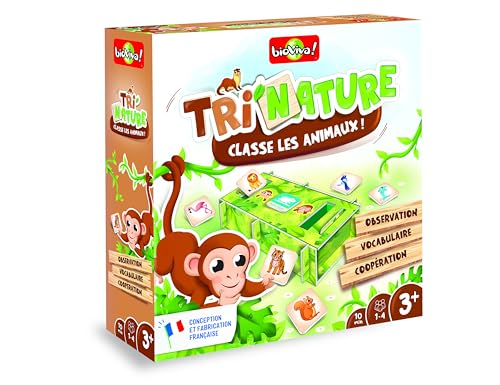 Bioviva 400206 Tri'Nature-Spielerisches Gesellschaftsspiel für Kinder ab 3 Jahren-1 bis 4 Spieler-400206, Mehrfarbig, L von Bioviva