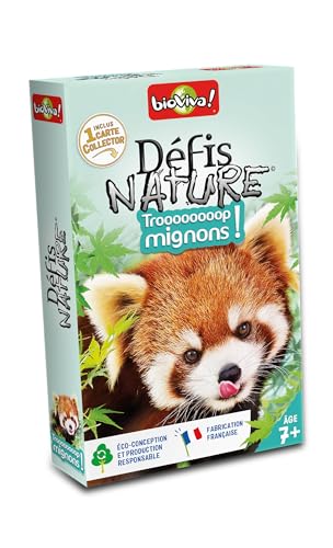 Bioviva - Herausforderungen Natur – zu süß – Wetten Sie auf die Stärken Ihrer Tiere, um die Schlacht zu gewinnen – 2 bis 6 Spieler – ab 7 Jahren 660686 von Bioviva