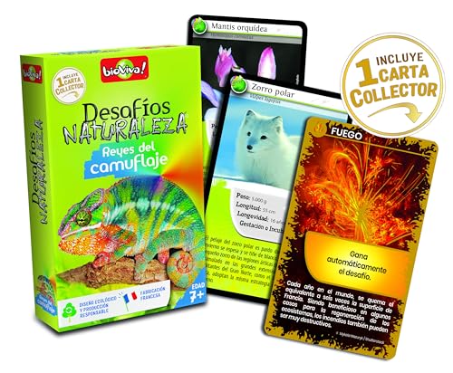 Bioviva - Defi Nature – Die Könige der Tarnungen + Sammelkarte – Version auf Spanisch von Bioviva