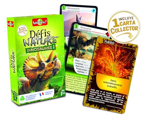 Bioviva - Defi Nature – Dinosaurier 1 + Sammelkarte – Version auf Spanisch von Bioviva