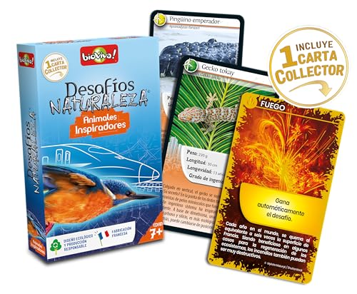Bioviva - Defi Nature – Inspirierende Tiere + Sammelkarte – Version auf Spanisch von Bioviva