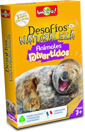 Bioviva Defi Nature – Lustige Tiere + Sammelkarte – Version auf Spanisch von Bioviva
