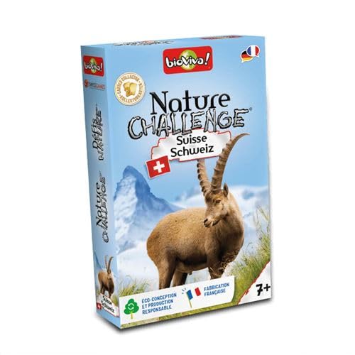 Bioviva Herausforderungen Natur – Schweiz – Wetten Sie auf die Stärken Ihrer Tiere, um die Schlacht zu gewinnen. – 2 bis 6 Spieler – ab 7 Jahren 286152 Bioviva Herausforderungen Natur – Schweiz – Wetten Sie auf die Stärken Ihrer Tiere, um die Schlacht zu gewinnen. – 2 bis 6 Spieler – ab 7 Jahren 286152 von Bioviva
