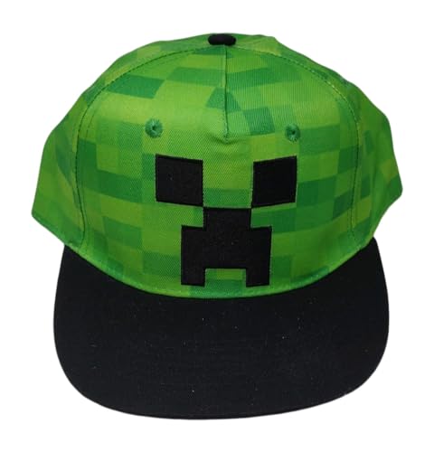 Minecraft Allover Print Creeper Youth Boys Snapback Cap Hat New Licensed, Grün , Small-Medium Minecraft Allover Print Creeper Youth Boys Snapback Cap Hat New Licensed, Grün , Small-Medium von Bioworld