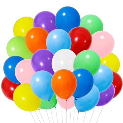 100 Stück Bunte Luftballons, Luftballons Geburtstag, Luftballons Hochzeit, Luftballons Bunt, Kinder Party Deko für Geburtstagsdeko Hochzeit Taufe Deko Partydeko Deko Geburtstag 100 Stück Bunte Luftballons, Luftballons Geburtstag, Luftballons Hochzeit, Luftballons Bunt, Kinder Party Deko für Geburtstagsdeko Hochzeit Taufe Deko Partydeko Deko Geburtstag von Bipl