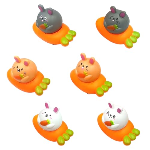 6 Stück Kinder Ostern Geschenk aufziehspielzeug,Osterhasen Uhrwerkspielzeug,Lustig Hasen Aufziehbare Spielzeugauto,Aufziehbare Hasen mit Karotte Set,für Kinder Party Deko Jungen Mädchen Gastgeschenke 6 Stück Kinder Ostern Geschenk aufziehspielzeug,Osterhasen Uhrwerkspielzeug,Lustig Hasen Aufziehbare Spielzeugauto,Aufziehbare Hasen mit Karotte Set,für Kinder Party Deko Jungen Mädchen Gastgeschenke von Bipl