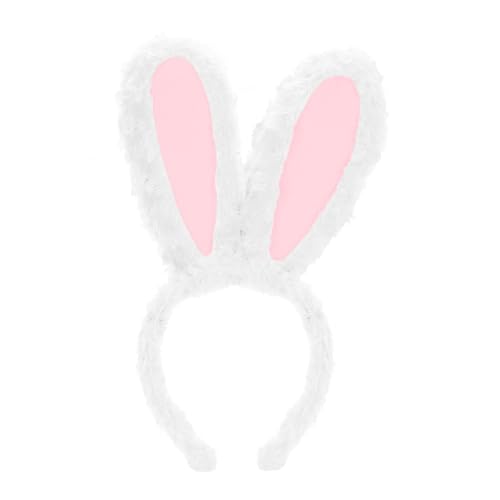 Bipl Hasenohren Haarreif, Plüsch Hase Ohren Haarbänder, Niedliche Hasenohren Party Stirnband, Ostern Thema Party Kostüm Zubehör, für Ostern Party Hochzeit Geburtstag Cosplay Kopfbedeckung (Weiß) Bipl Hasenohren Haarreif, Plüsch Hase Ohren Haarbänder, Niedliche Hasenohren Party Stirnband, Ostern Thema Party Kostüm Zubehör, für Ostern Party Hochzeit Geburtstag Cosplay Kopfbedeckung (Weiß) von Bipl