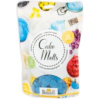 Glasur Cake Melts in Blau, 250 g für Torten, Kuchen oder Cake Pops von Birkmann