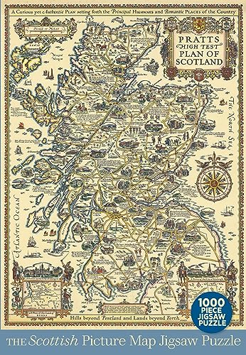 The Scottish Picture Map Jigsaw The Scottish Picture Map Jigsaw von Birlinn