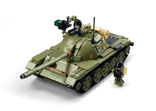 BirnePower Klemmbausteine Spielbausteine Spielset Militär Army Bausatz Spielfigur 604 Teile Panzer BMP 3in1 Medium Tank T-54S Bausteine Spielzeug G198832 BirnePower Klemmbausteine Spielbausteine Spielset Militär Army Bausatz Spielfigur 604 Teile Panzer BMP 3in1 Medium Tank T-54S Bausteine Spielzeug G198832 von BirnePower