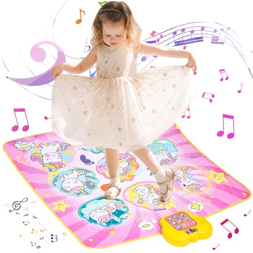 Birshe Tanzmatte für Mädchen, Tanzmatte Kinder Spielzeug Geschenke für Mädchen Alter 3 4 5 6 7 8 9 10 11 12+ Jahre, Musical Tanzmatte Spiel mit LED Anzeige, Geburtstag Weihnachten Spielzeug Birshe Tanzmatte für Mädchen, Tanzmatte Kinder Spielzeug Geschenke für Mädchen Alter 3 4 5 6 7 8 9 10 11 12+ Jahre, Musical Tanzmatte Spiel mit LED Anzeige, Geburtstag Weihnachten Spielzeug von Birshe