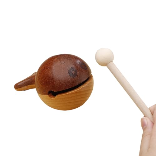 Birtern Percussion-Instrument – Chinesische Fisch-Holztrommel – Holz-Percussion-Spielzeuginstrument Fischtrommel Ornament für Frauen Männer Arbeit Reisen Outdoor Schränke Birtern Percussion-Instrument – Chinesische Fisch-Holztrommel – Holz-Percussion-Spielzeuginstrument Fischtrommel Ornament für Frauen Männer Arbeit Reisen Outdoor Schränke von Birtern