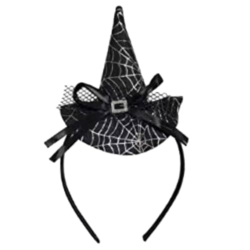 Birtern Spinnennetz-Stirnband | Geisterkostüm Mädchen, Halloween-Stirnband | Kostümzubehör, Geistermädchen, elastisches Spinnennetz-Haarband für Damen von Birtern