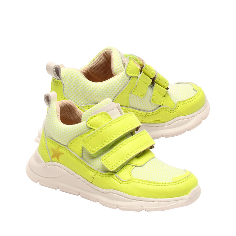 Klettschuhe PAN V in neon yellow von Bisgaard