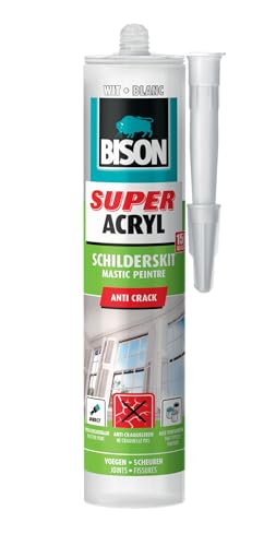 Bison Super Acrylic Painters Sealant White Cartridge 300 Ml Nl/Fr von Bison