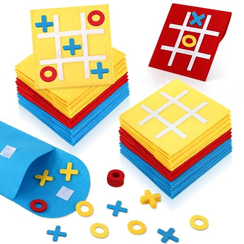 Biticolor Tic Tac Toe Spiel für Kinder Mini-Brettspiel Spielzeug Geburtstag Party Favors Ende des Jahres Klassenzimmer Geschenke für Studenten (Bulk Pack von 30) von Biticolor