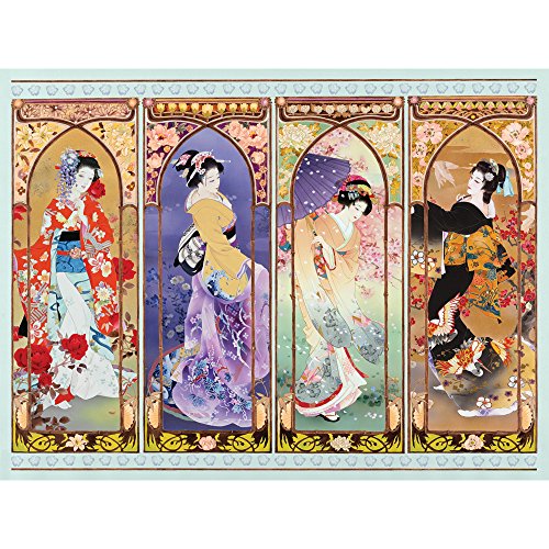 Bits and Pieces - 1000 Piece Jigsaw Puzzle for Adults - Oriental Gate Quilt - 1000 pc Geisha Jigsaw by Artist Haruyo Morita Bits and Pieces - 1000 Piece Jigsaw Puzzle for Adults - Oriental Gate Quilt - 1000 pc Geisha Jigsaw by Artist Haruyo Morita von Bits and Pieces