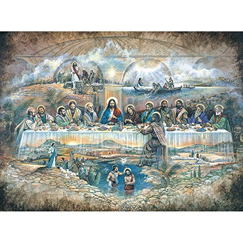 Bits and Pieces 1000-teiliges Puzzle für Erwachsene – Das letzte Abendmahl von Ruane Manning – Jesus Ostern Biblisch Religiöses Heiliges Puzzle, 50,8 x 68,6 cm Bits and Pieces 1000-teiliges Puzzle für Erwachsene – Das letzte Abendmahl von Ruane Manning – Jesus Ostern Biblisch Religiöses Heiliges Puzzle, 50,8 x 68,6 cm von Bits and Pieces