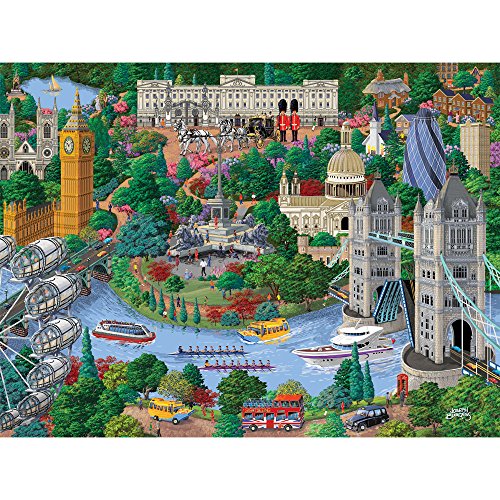 Bits and Pieces 300 Große Teile Puzzle für Erwachsene London Blick auf die Stadt 300 Pc England Jigsaw von Künstler Joseph Burgess Bits and Pieces 300 Große Teile Puzzle für Erwachsene London Blick auf die Stadt 300 Pc England Jigsaw von Künstler Joseph Burgess von Bits and Pieces