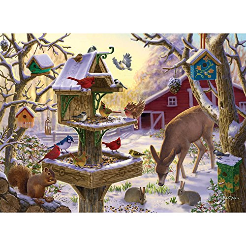 Bits and Pieces 300 Große Teile Puzzle für Erwachsene Sonnenaufgang Feasting 300 Pc Tiere, Winter-Szene Jigsaw durch Künstler Liz Goodrick-Dillon Bits and Pieces 300 Große Teile Puzzle für Erwachsene Sonnenaufgang Feasting 300 Pc Tiere, Winter-Szene Jigsaw durch Künstler Liz Goodrick-Dillon von Bits and Pieces