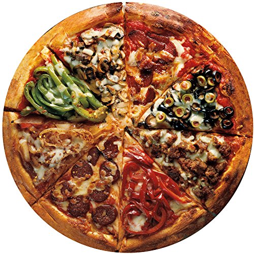 Bits and Pieces Puzzle - Motiv: Pizza - 300 Teile XXL - Rund - 51cm Durchmesser von Bits and Pieces