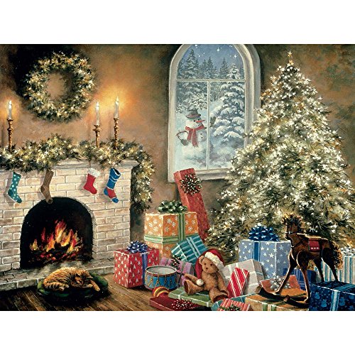 Bits & Pieces 1000 Piece Glow In the Dark Christmas Puzzle - Not a Creature was Stirring by Nicky Boehme by Bits & Pieces von Bits and Pieces