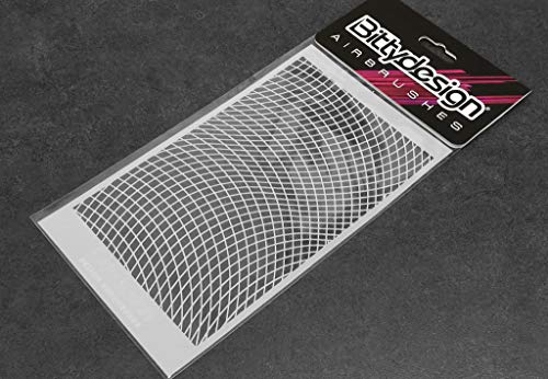 Grafikschablone - gewelltes Netz von Bitty Design