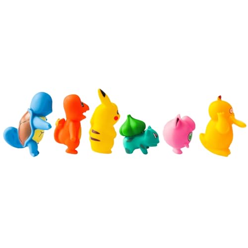 6 Stück Kuchen Deko Figuren Set, Figuren Deko, Minifiguren Tortendeko Muffin Deko, Dekofiguren Cupcake Toppers Dekoration von Biuebinc