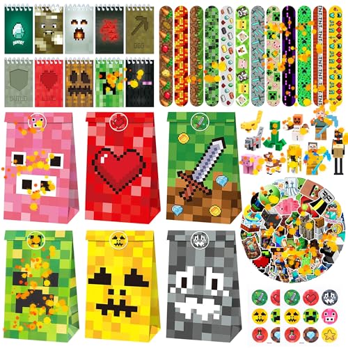 Biuebinc 94 Stück Kindergeburtstag Mitgebsel Set, 10PC Figuren, 10PC Notizbuch, 12PC Armband, 12PC Tüten, 50PC Aufkleber, Party Mitgebsel Kindergeburtstag Set, Spielzeug Geschenk für Kinder Biuebinc 94 Stück Kindergeburtstag Mitgebsel Set, 10PC Figuren, 10PC Notizbuch, 12PC Armband, 12PC Tüten, 50PC Aufkleber, Party Mitgebsel Kindergeburtstag Set, Spielzeug Geschenk für Kinder von Biuebinc