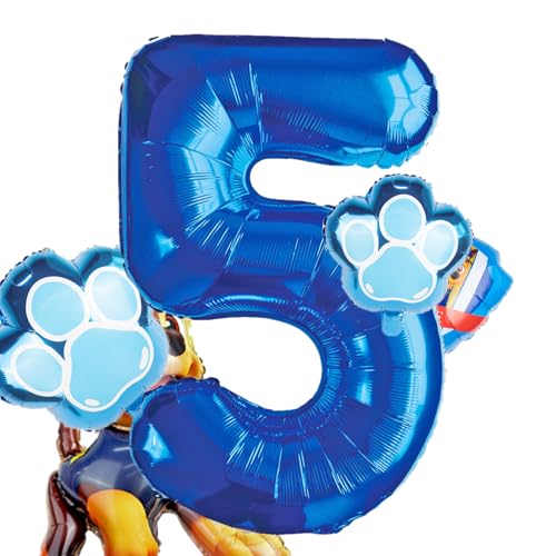 Biuebinc Luftballons Geburtstag Dog Luftballon 2-5 Geburtstag Luftballons Blau Happy Birthday Deko Zahlen 2-5 Ballon Dog Kindergeburtstag Deko Partydeko Junge Biuebinc Luftballons Geburtstag Dog Luftballon 2-5 Geburtstag Luftballons Blau Happy Birthday Deko Zahlen 2-5 Ballon Dog Kindergeburtstag Deko Partydeko Junge von Biuebinc