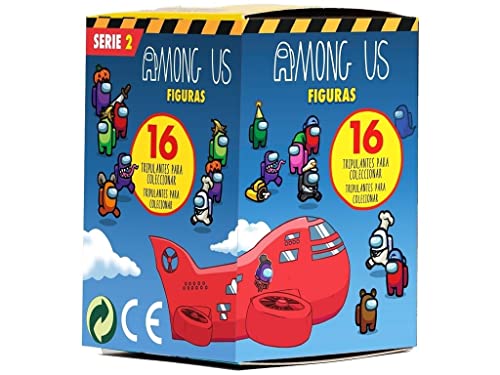 Bizak 6411-2207 Among us s2 - Pack 1 caja sorpresa Puppen und Actionfiguren, bunt von Bizak