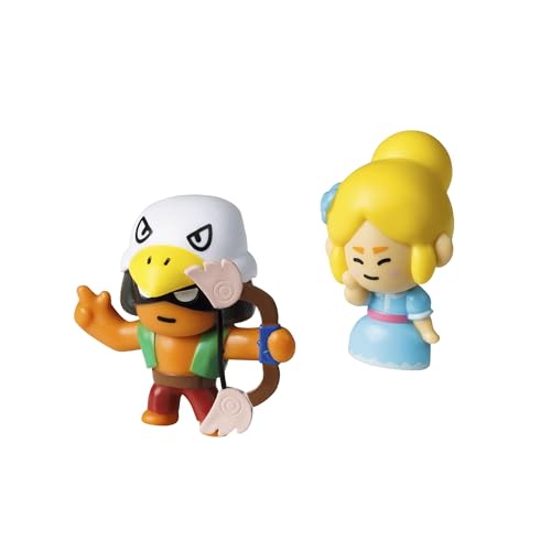 Bizak Brawl Stars Pack 2 Figuren, 6 cm, in Box, BO und Piper (64112015-4) von Bizak